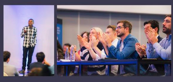 Ngwala CEO pitching to investors
